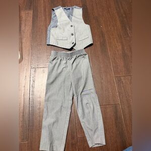 Izod Gray Kids Dress Pants with Elastic Waist